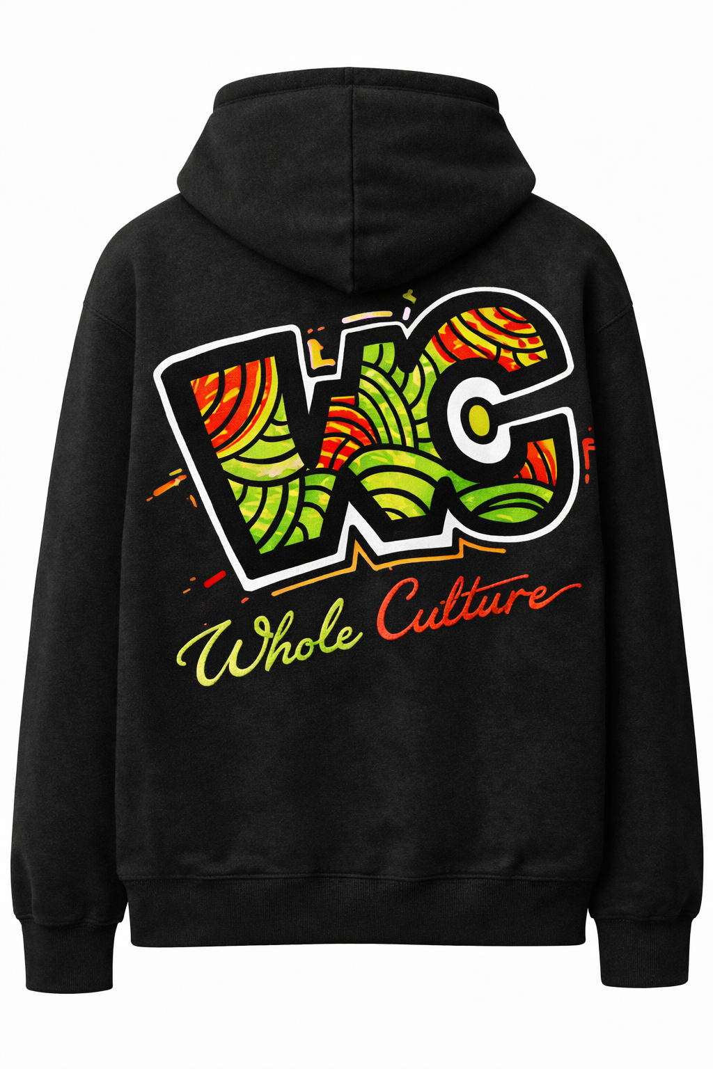 Colorway Graphic Hoodie, back flat lay